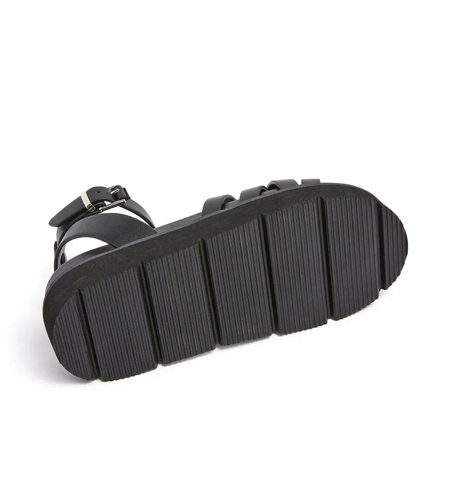 Sandalias Pola Cross negro