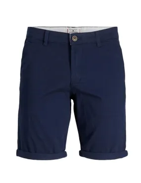 Shorts chino Jack&Jones Dave azul marino de hombre