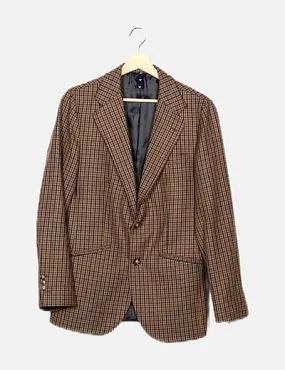 Silbon Blazer marrón estampada