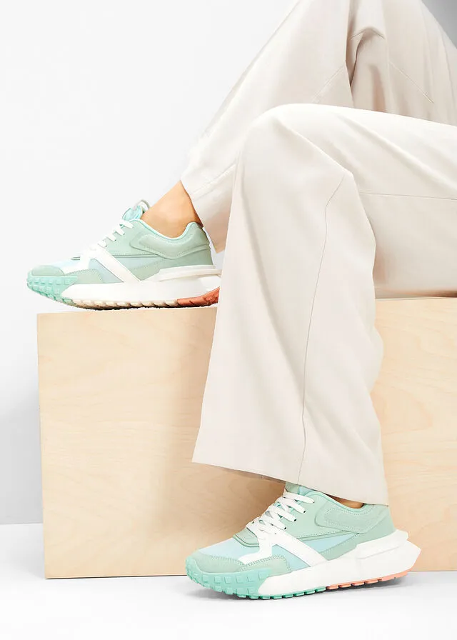 Sneakers bajos menta