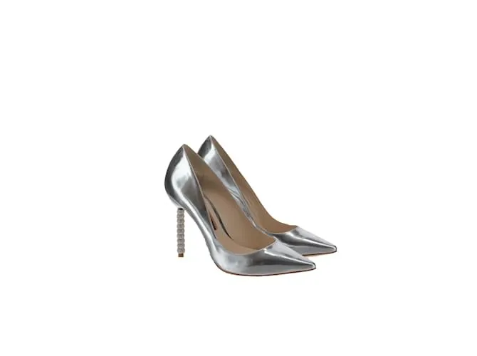 Sophia webster tacones de charol Plata 