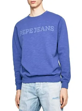 sudadera pepe jeans gavin azul para hombre