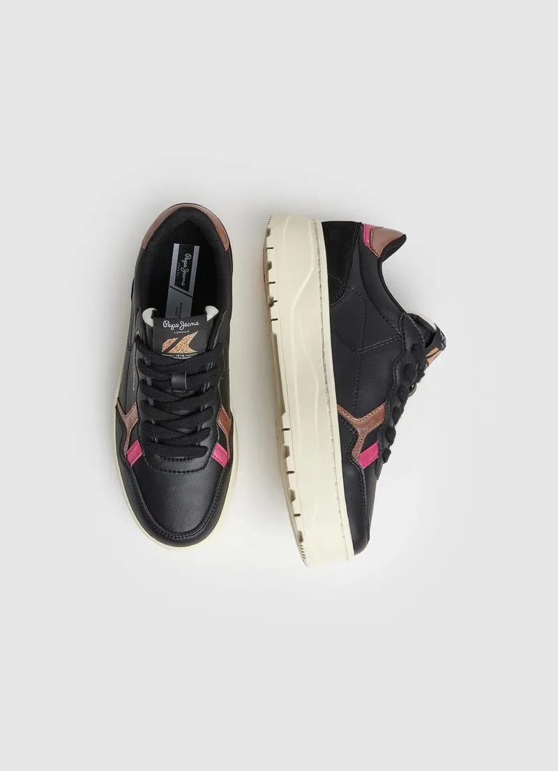 Tenis Pepe Jeans Mujer Kore Poppy W Color Negro