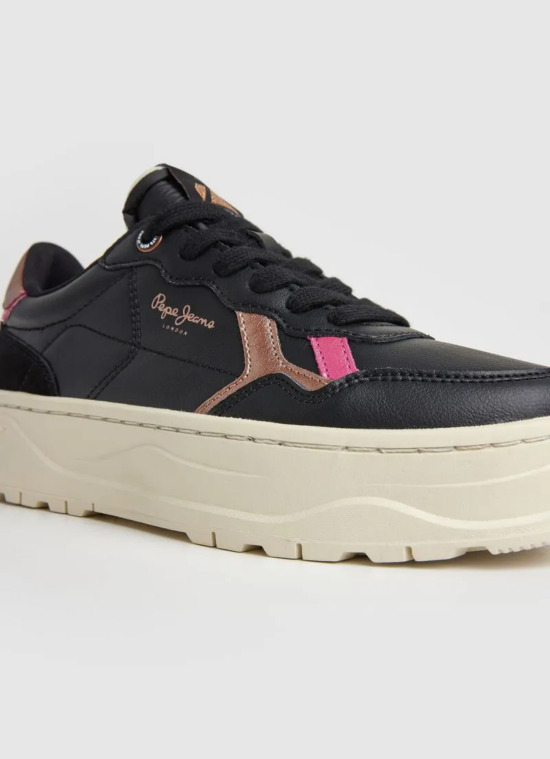 Tenis Pepe Jeans Mujer Kore Poppy W Color Negro