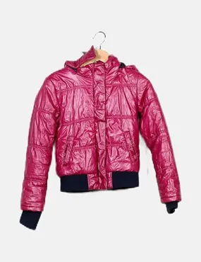 Tissaia Parka rosa acolchada