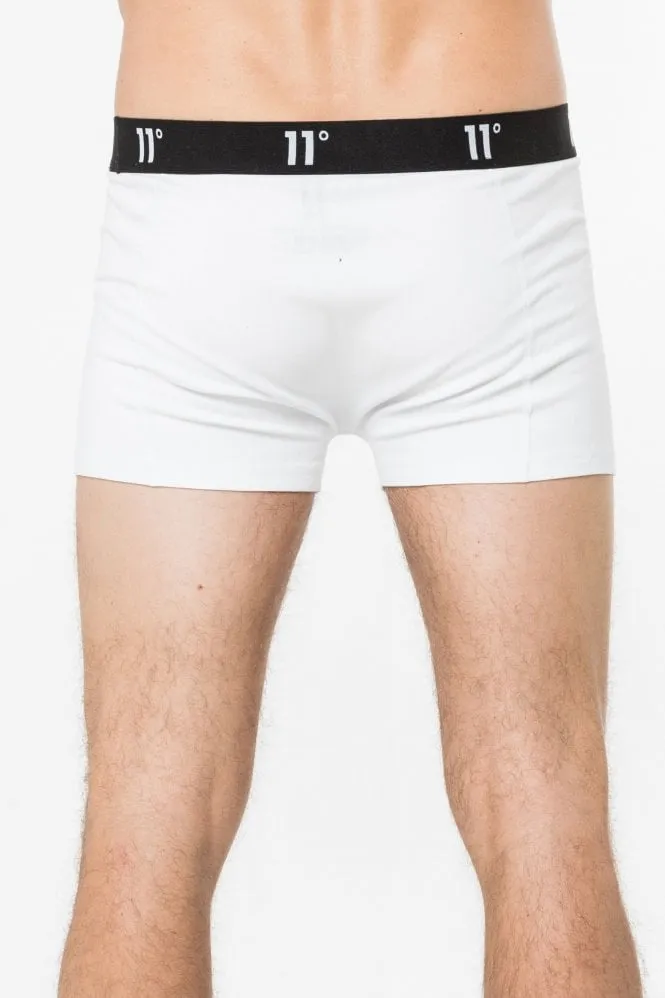 TWIN PACK CORE BOXER SHORTS WHITE