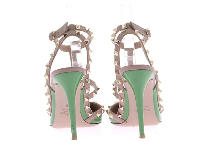 VALENTINO GARAVANI Tacones T.EU 39 Charol Verde 