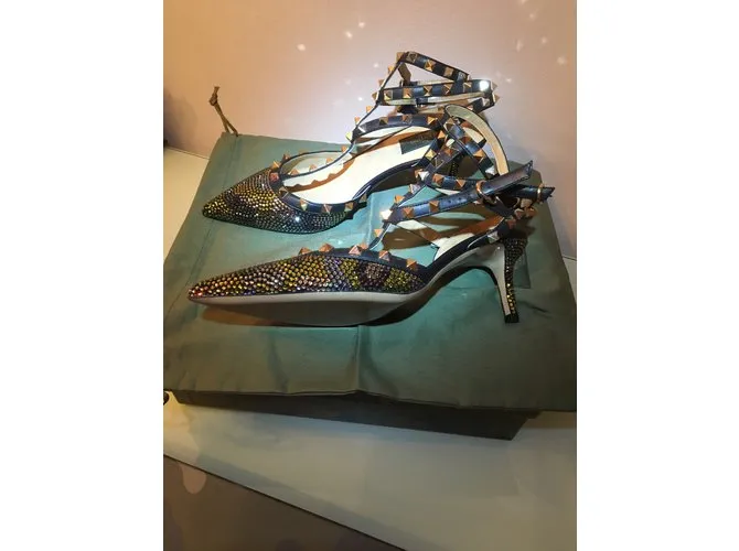 Valentino Tacones Multicolor 