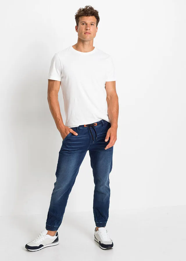 Vaqueros tipo chándal, regular fit, straight Denim