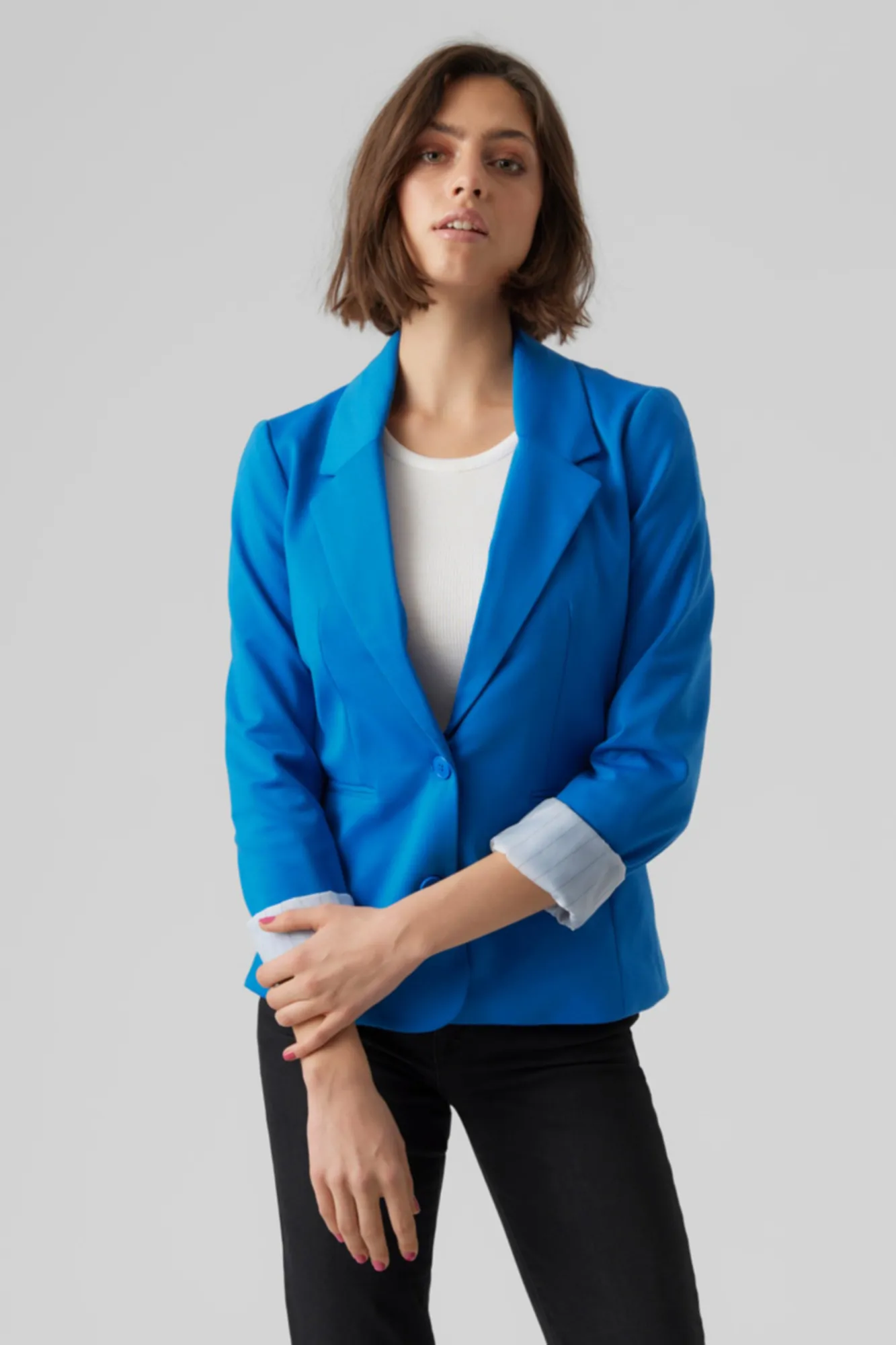 Vero Moda Blazer de mujer manga larga con bolsillos