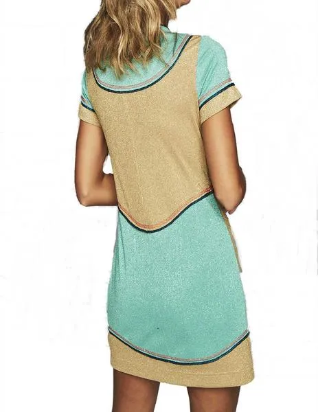 vestido highly preppy punto lurex