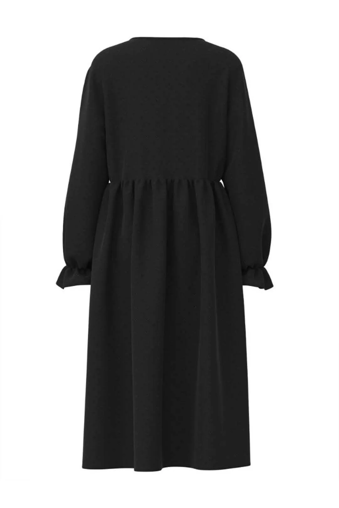 VESTIDO PLUMETI PCJOURNI NEGRO