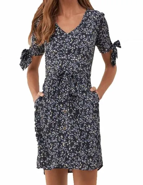 vestido salsa allover floral