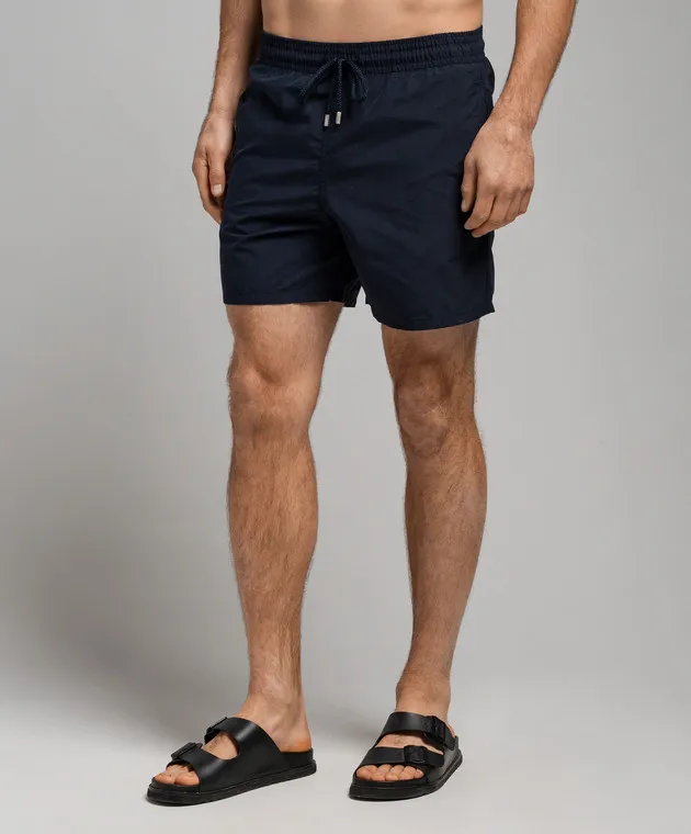 Vilebrequin Blue logo swim shorts