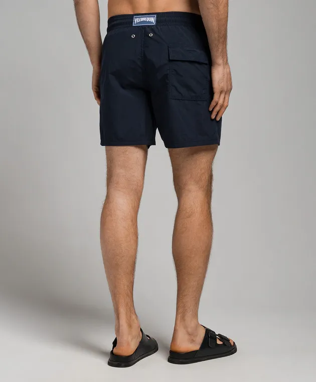 Vilebrequin Blue logo swim shorts