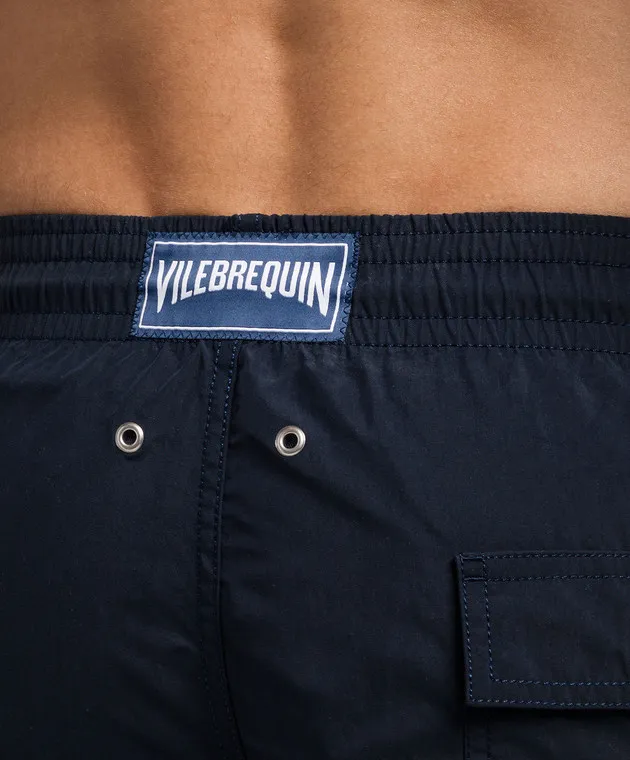 Vilebrequin Blue logo swim shorts