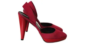 WALTER STEIGER Tacones T.UE 34 ante Roja 