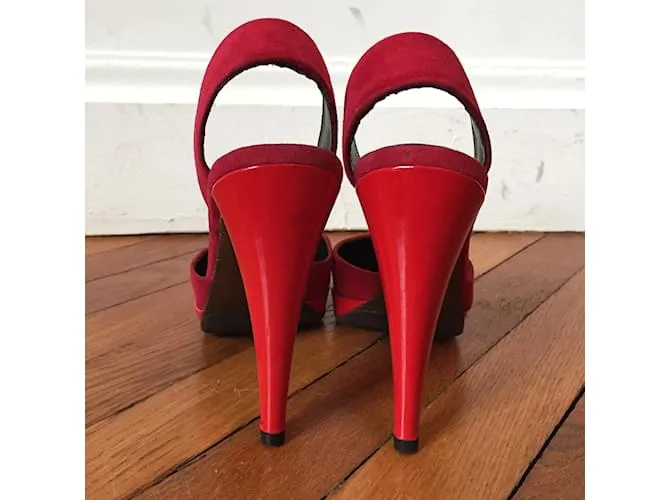 WALTER STEIGER Tacones T.UE 34 ante Roja 