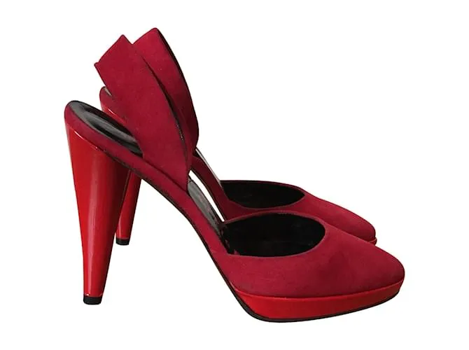 WALTER STEIGER Tacones T.UE 34 ante Roja 