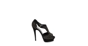 Yves Saint Laurent Tacones de gamuza Negro 