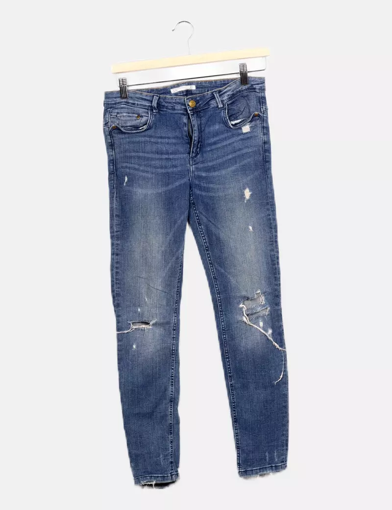 Zara Pantalón denim básico